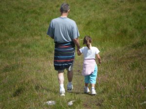 Parents hold their childrens hands awhile, but their hearts forever.