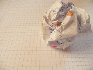 photo credit: writer's block - crushed and crumpled paper on notepad via photopin (license)
