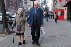 elderly couple